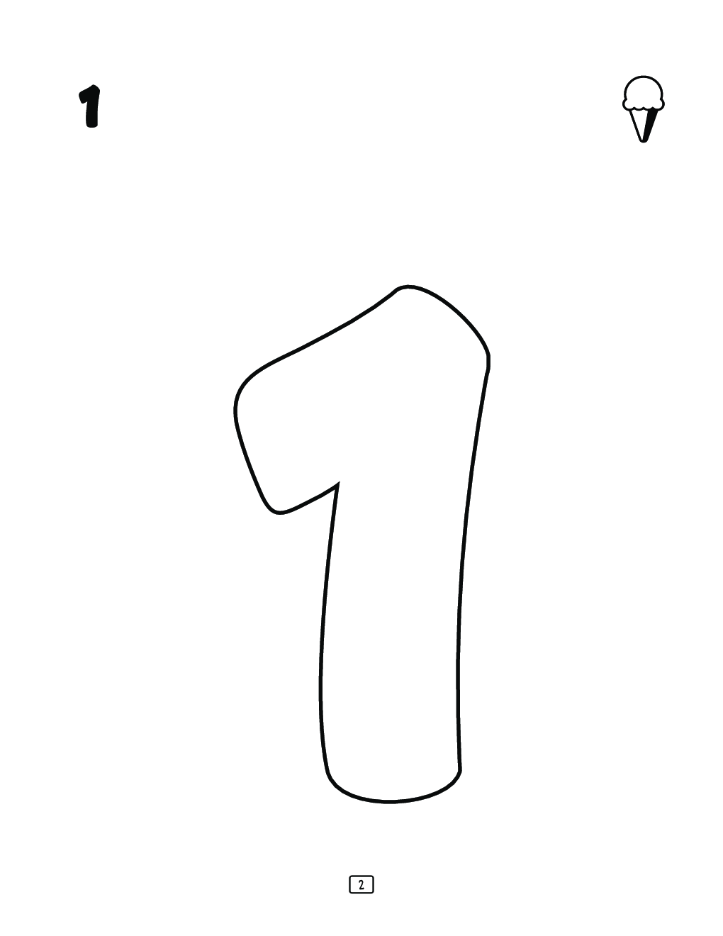 Hue Artist - Numbers Colouring Book 1-To-10 - Page 3