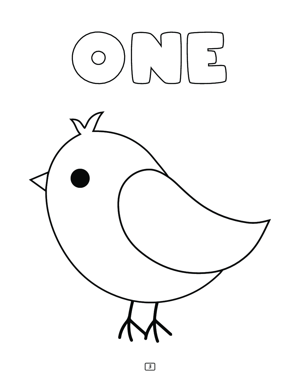 Hue Artist - Numbers Colouring Book 1-To-10 - Page 4