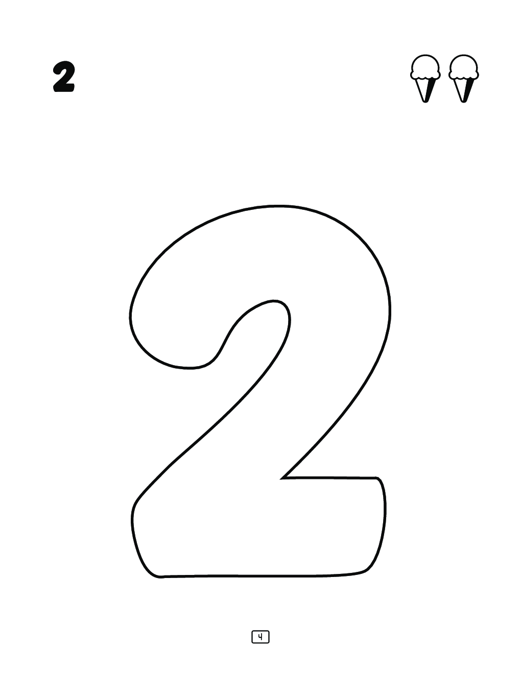 Hue Artist - Numbers Colouring Book 1-To-10 - Page 5