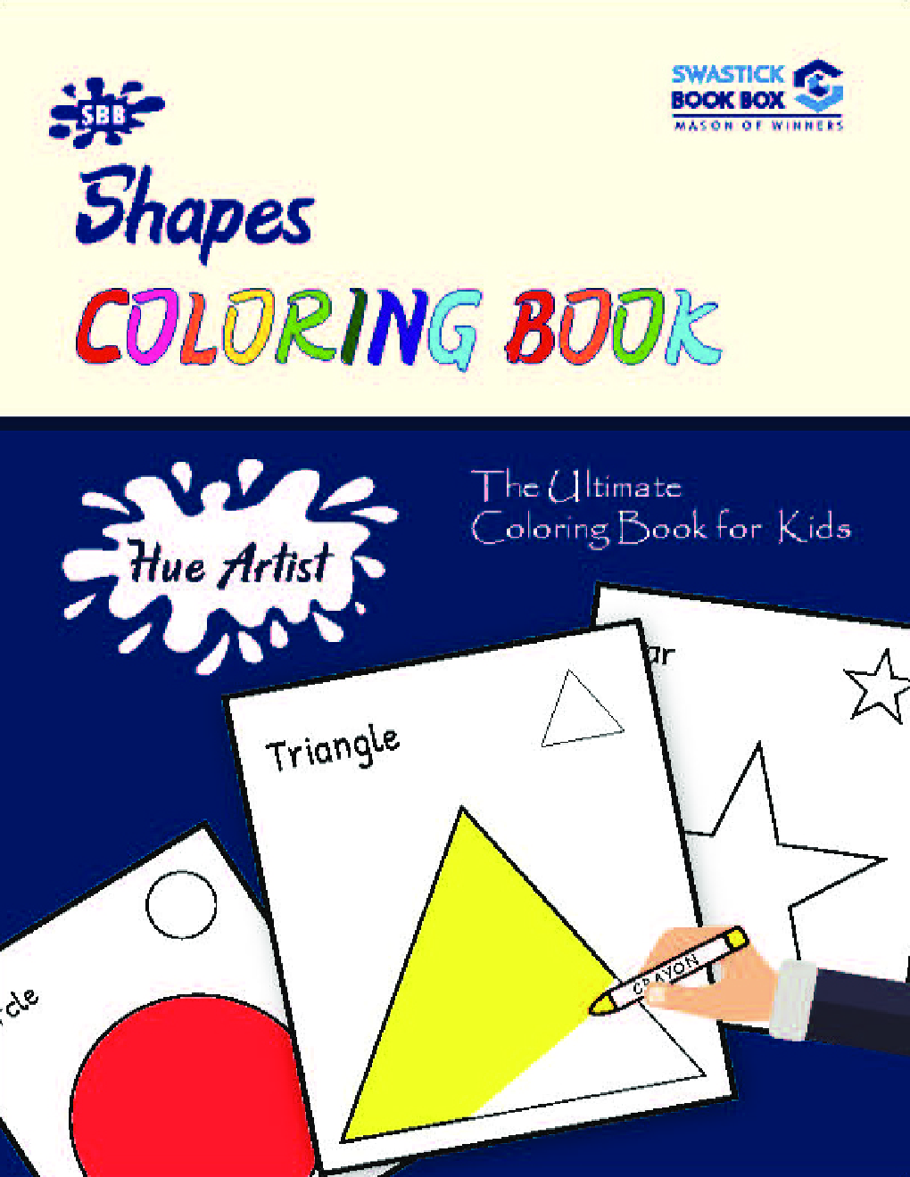 Hue Artist - Shapes Colouring Book - Page 1