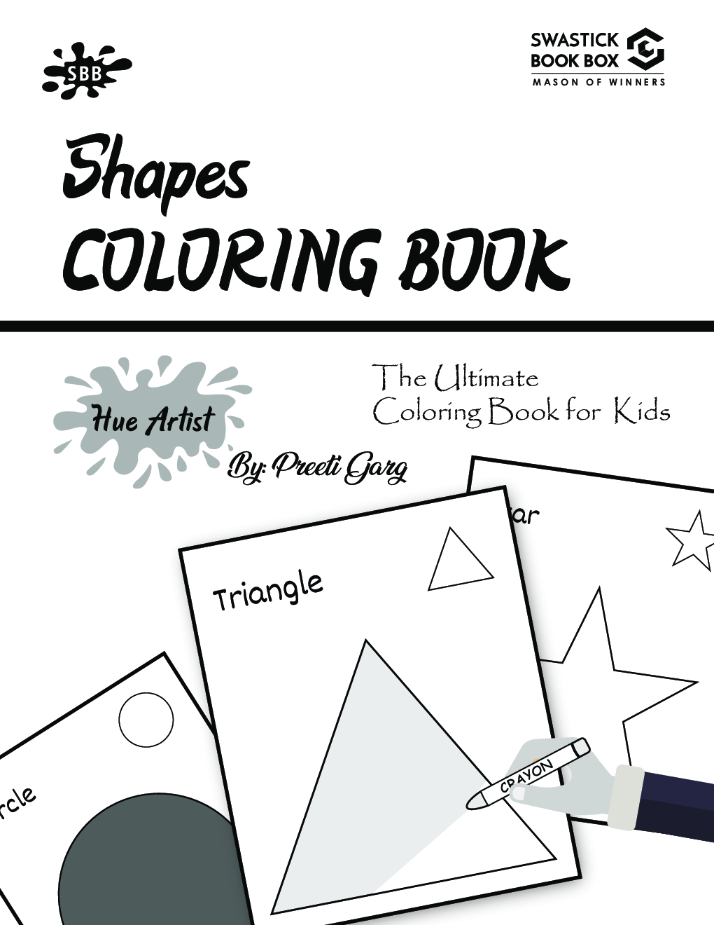 Hue Artist - Shapes Colouring Book - Page 2