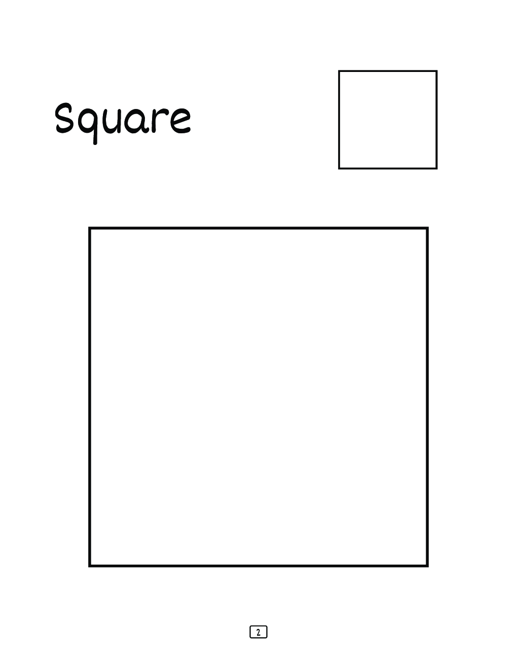 Hue Artist - Shapes Colouring Book - Page 3