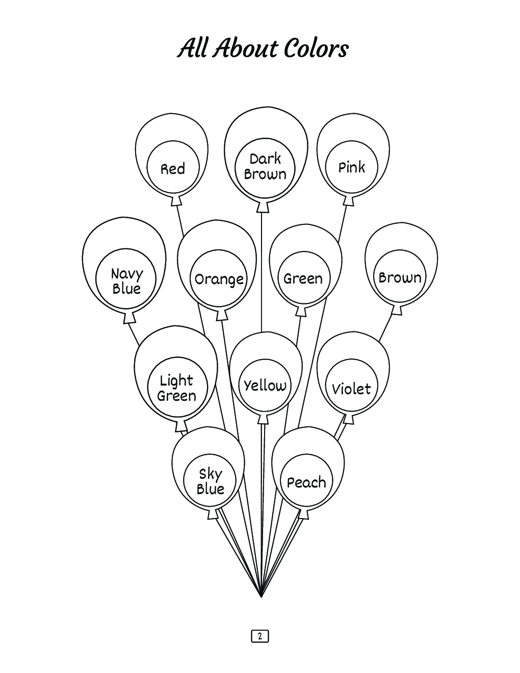 Hue Artist - Alphabets Colouring Book - Page 3