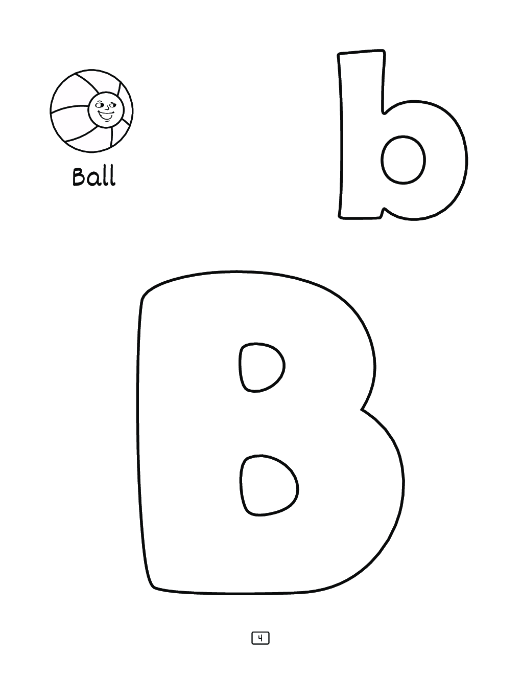 Hue Artist - Alphabets Colouring Book - Page 5