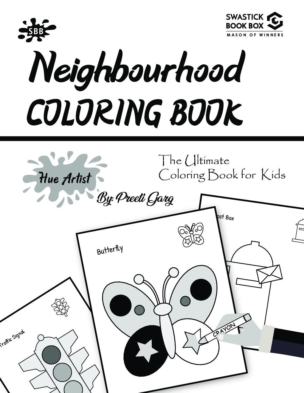 Hue Artist - Neighbourhood Colouring Book - Page 2