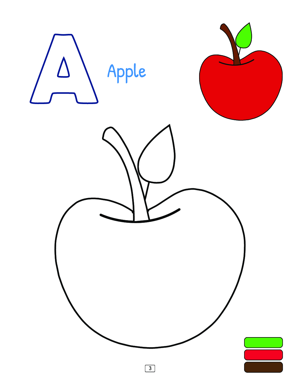 Hue Artist - Fruits Colouring Book - Page 4