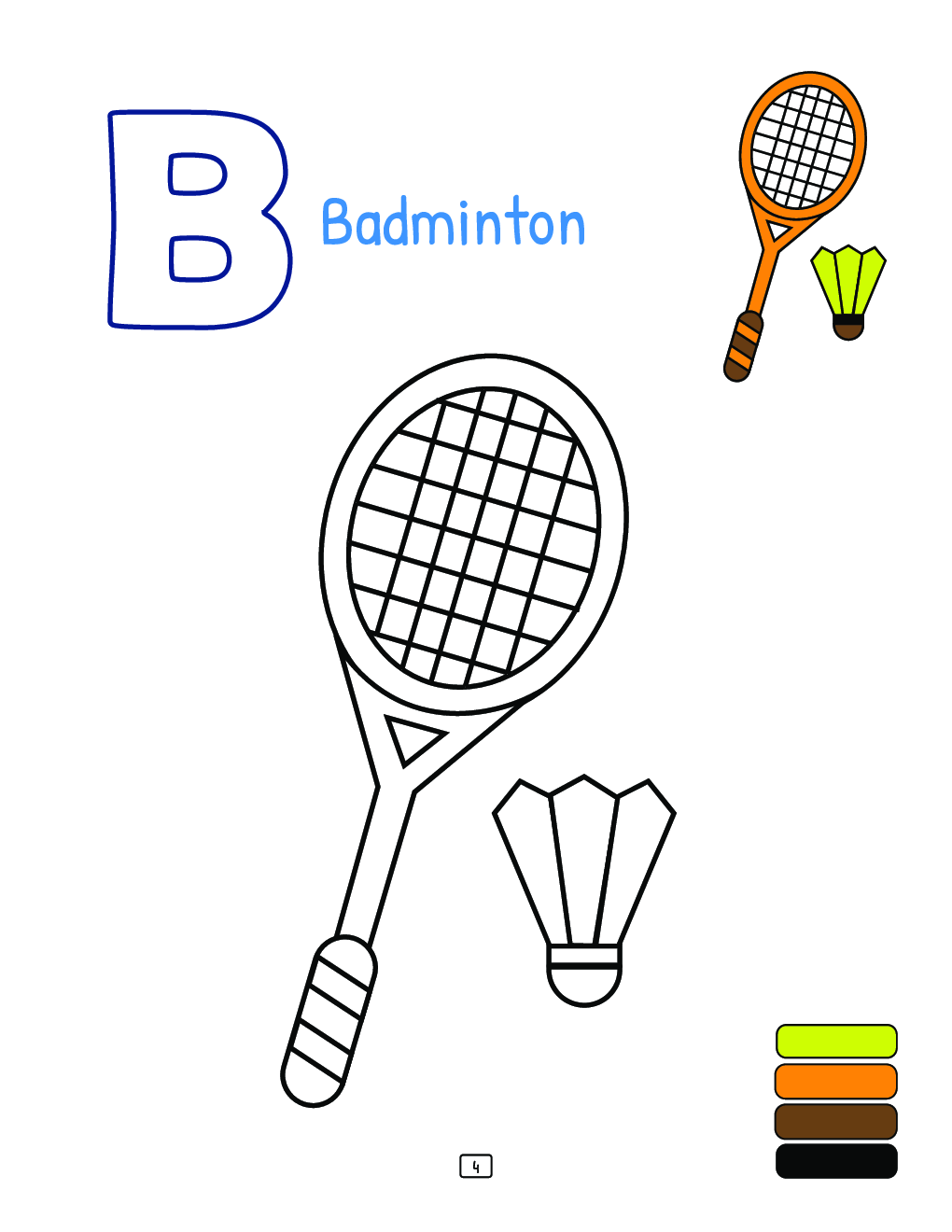 Hue Artist - Sports Colouring Book - Page 5