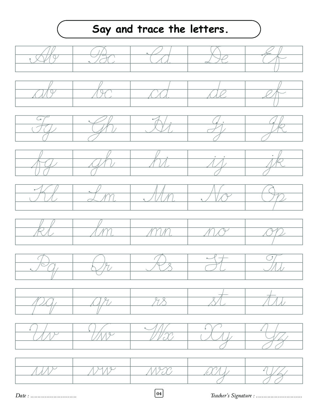 SBB Cursive Word Writing Workbook - 3 - Page 5
