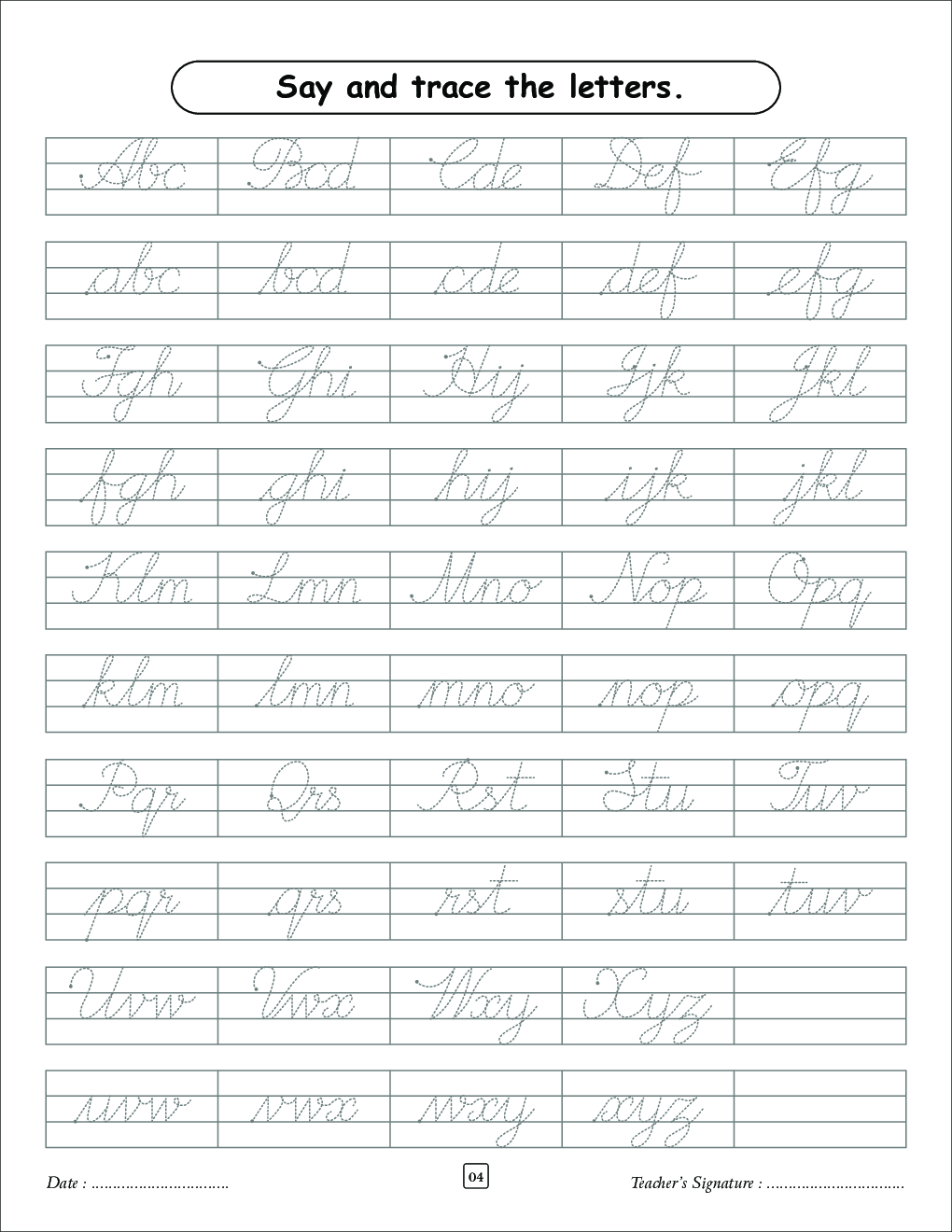 SBB Cursive Word Writing Workbook - 4 - Page 5