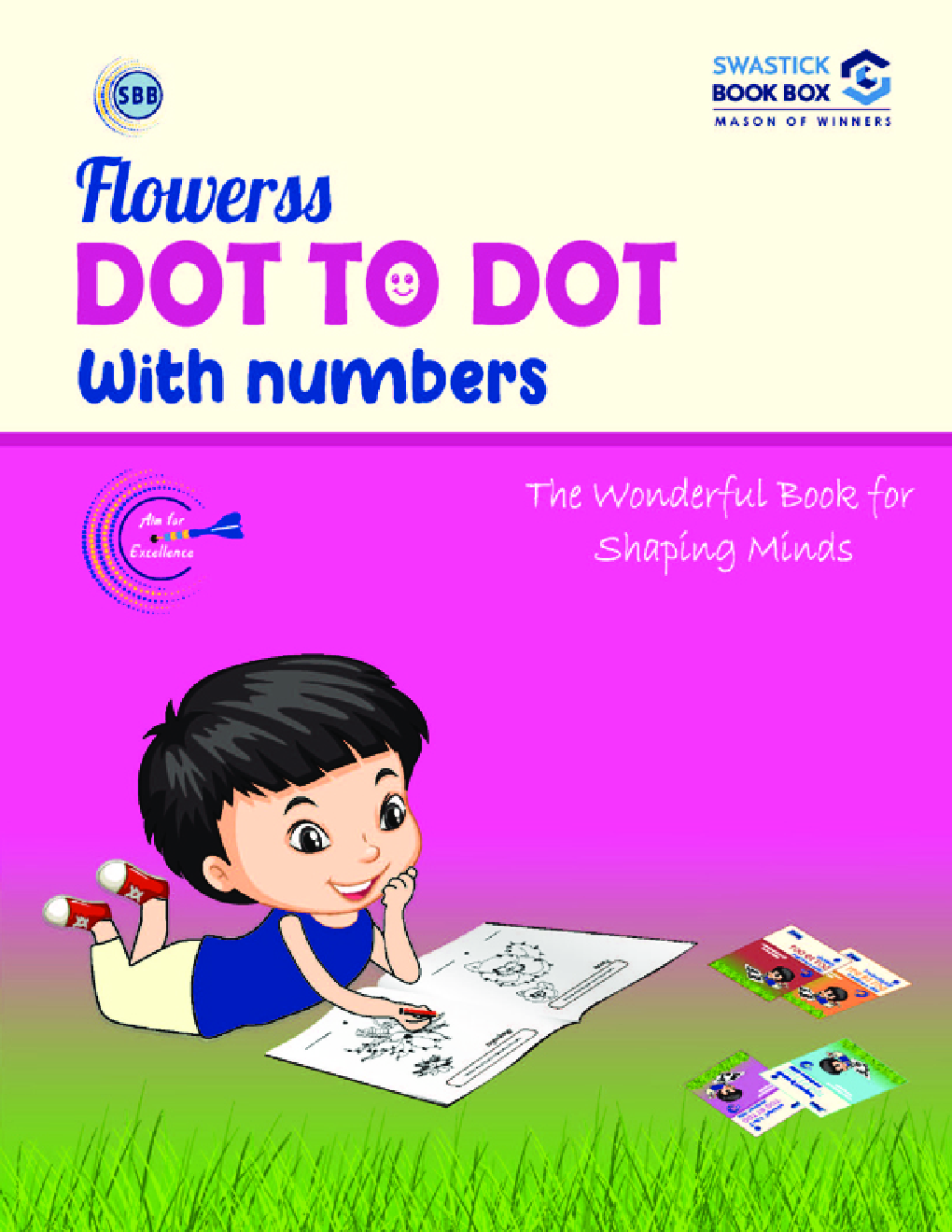SBB Flowers Dot To Dot Activity Book - Page 1