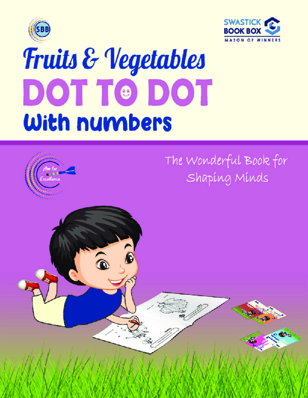 SBB Fruits And Vegetables Dot To Dot Activity Book - Page 1