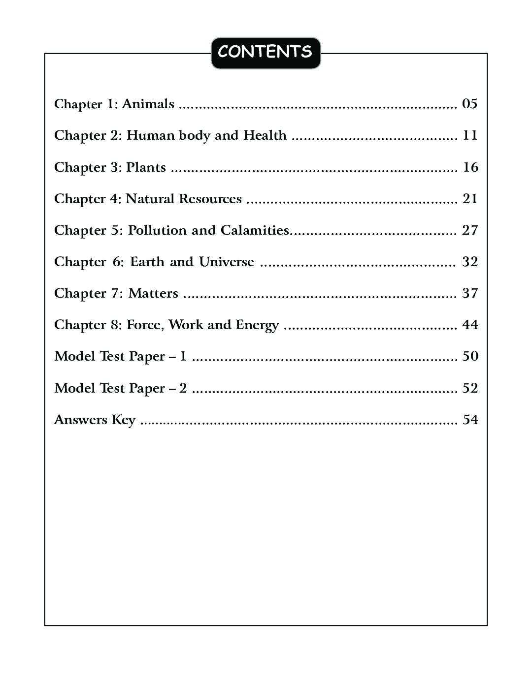 SBB Science Olympiad Workbook - Class 5 - Page 5