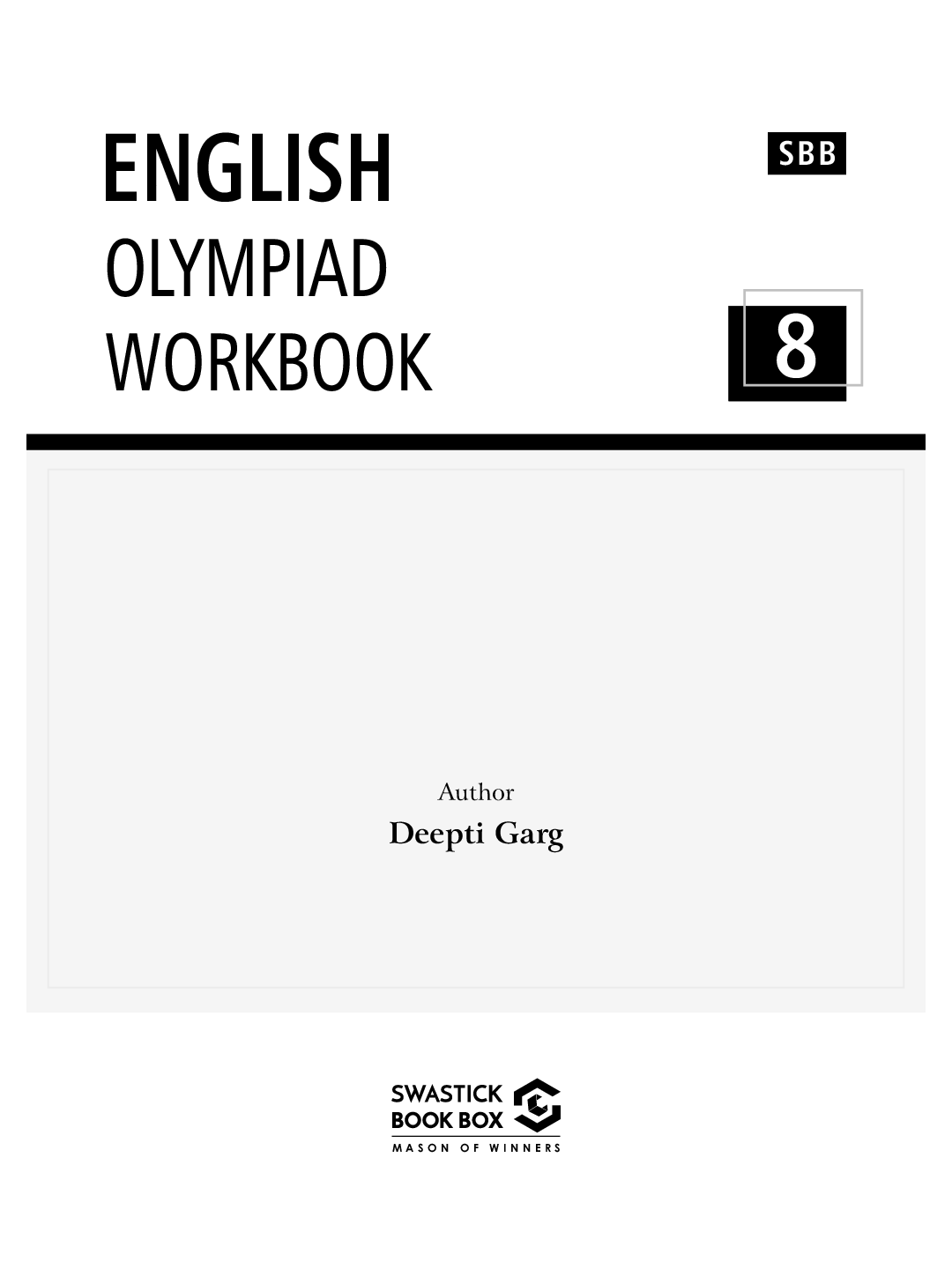 SBB English Olympiad Workbook - Class 8 - Page 2