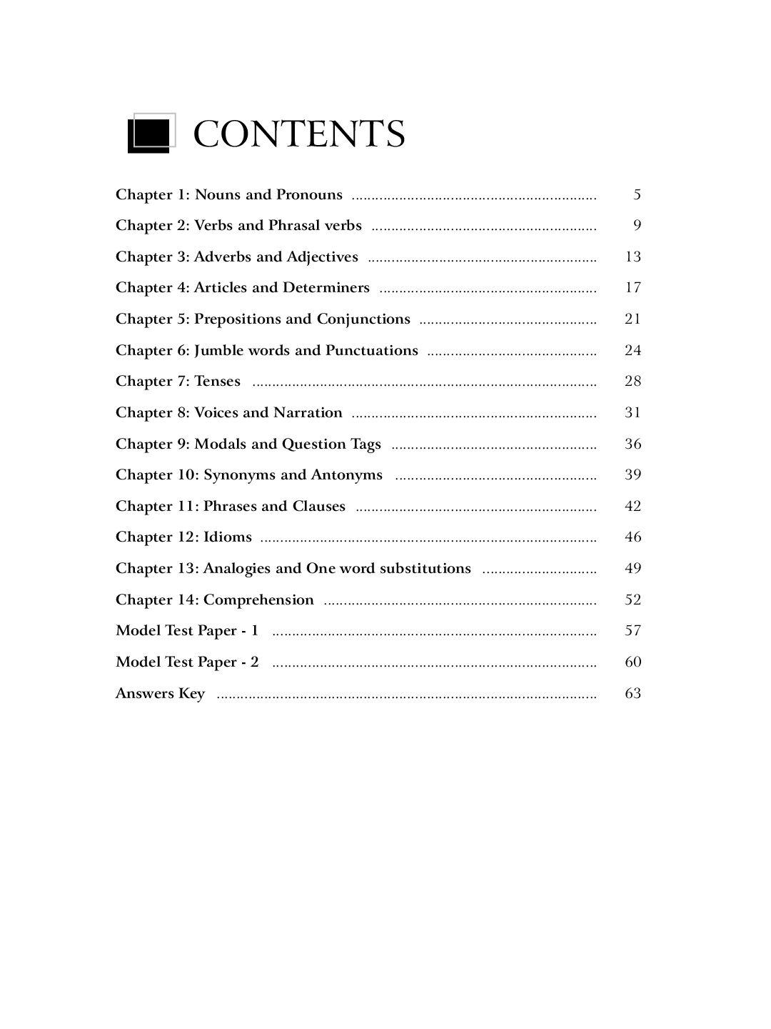 SBB English Olympiad Workbook - Class 8 - Page 5