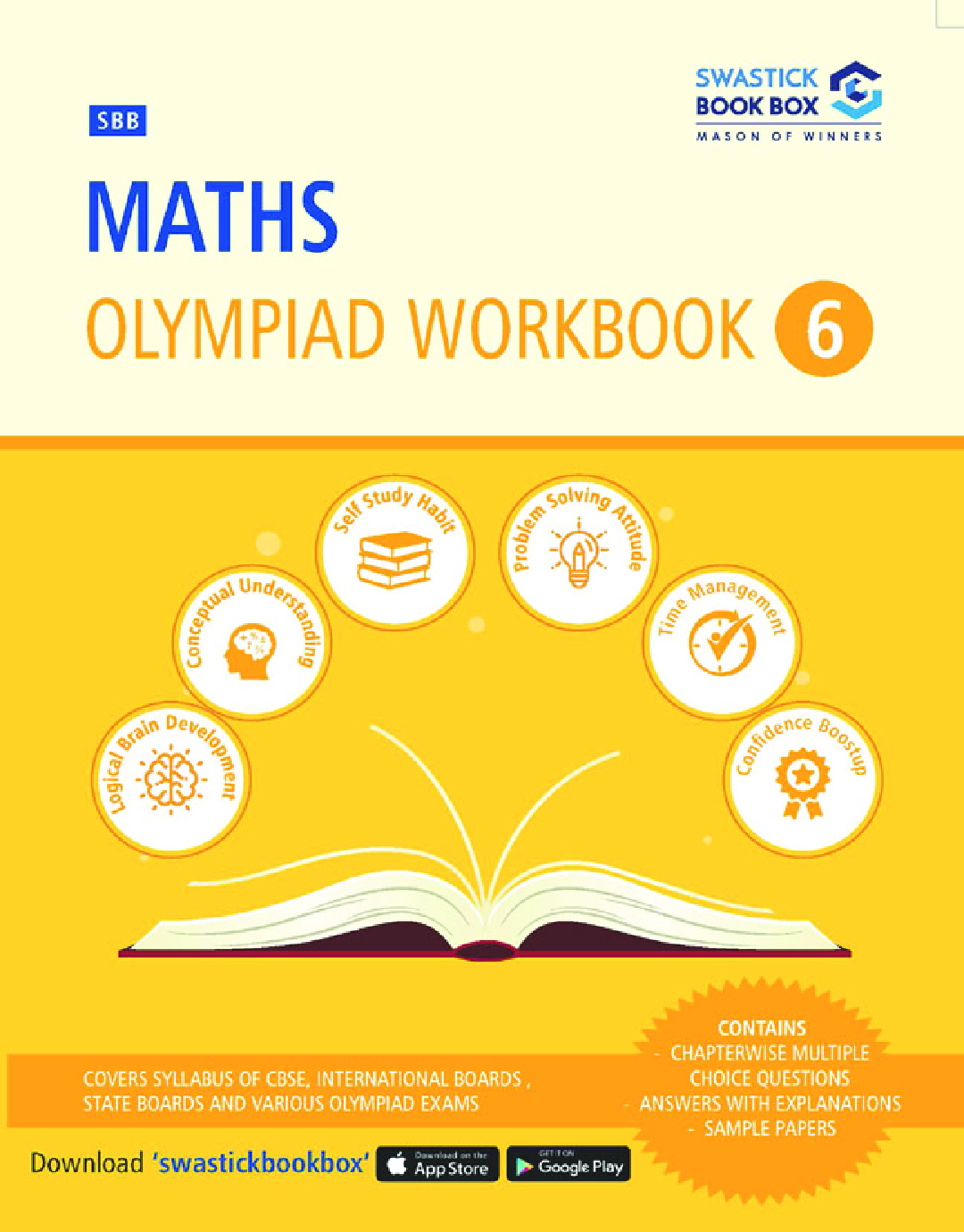 SBB Maths Olympiad Workbook - Class 6 - Page 1