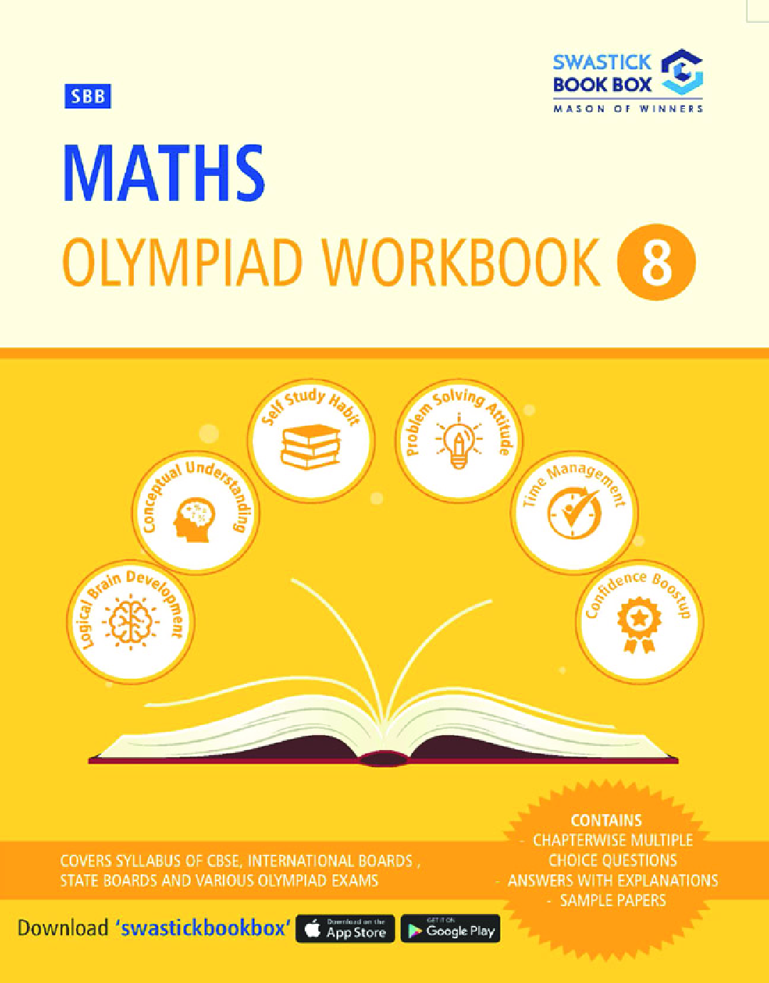 SBB Maths Olympiad Workbook - Class 8 - Page 1