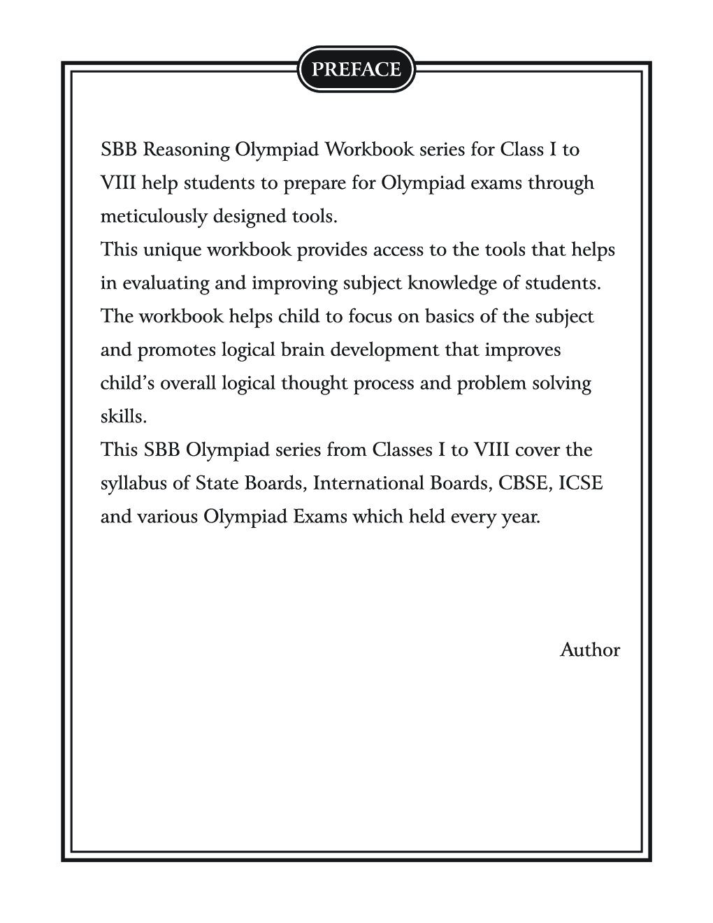 SBB Reasoning Olympiad Workbook - Class 6 - Page 4