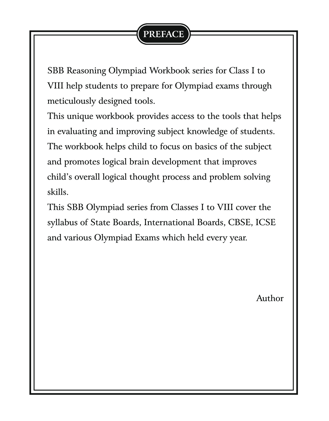 SBB Reasoning Olympiad Workbook - Class 7 - Page 4