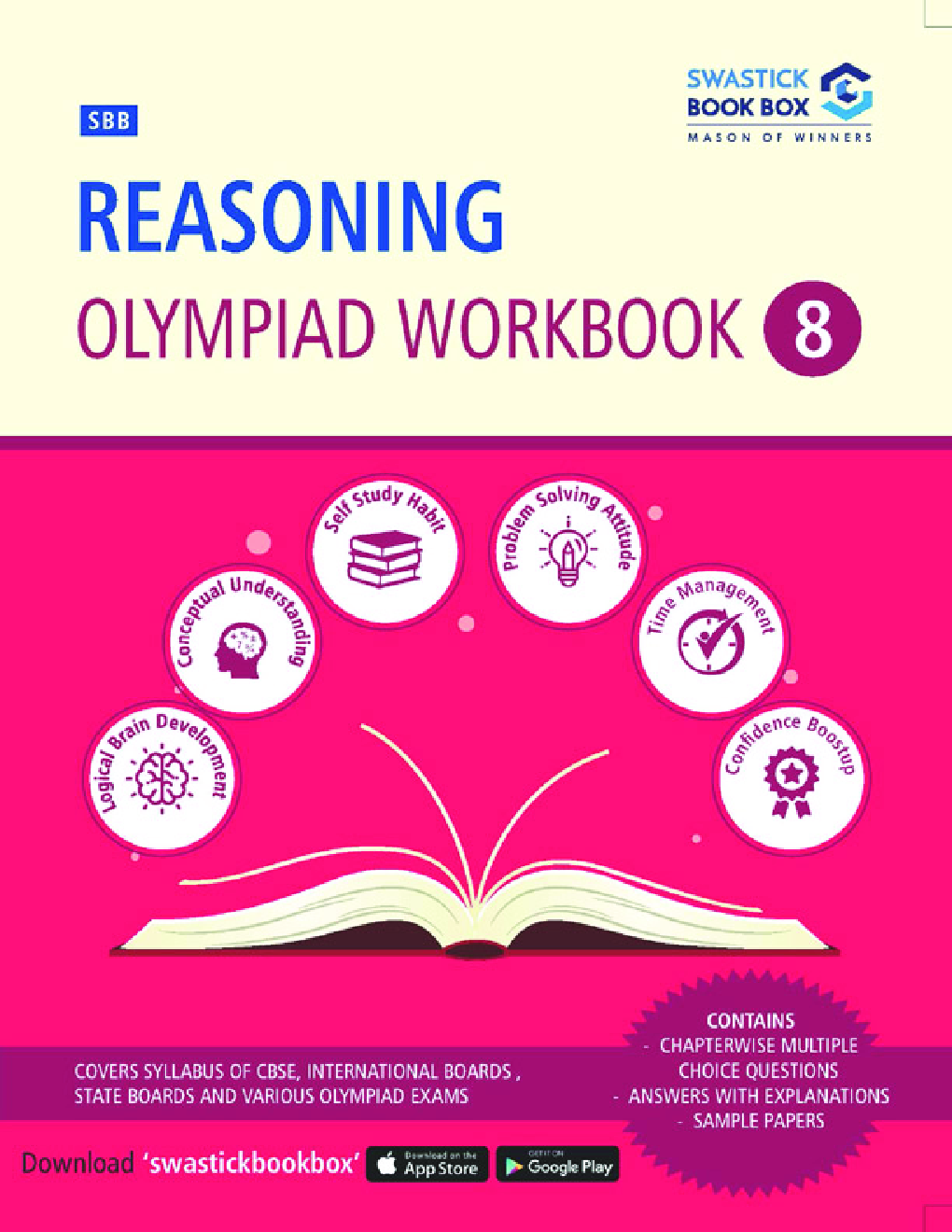 SBB Reasoning Olympiad Workbook - Class 8 - Page 1