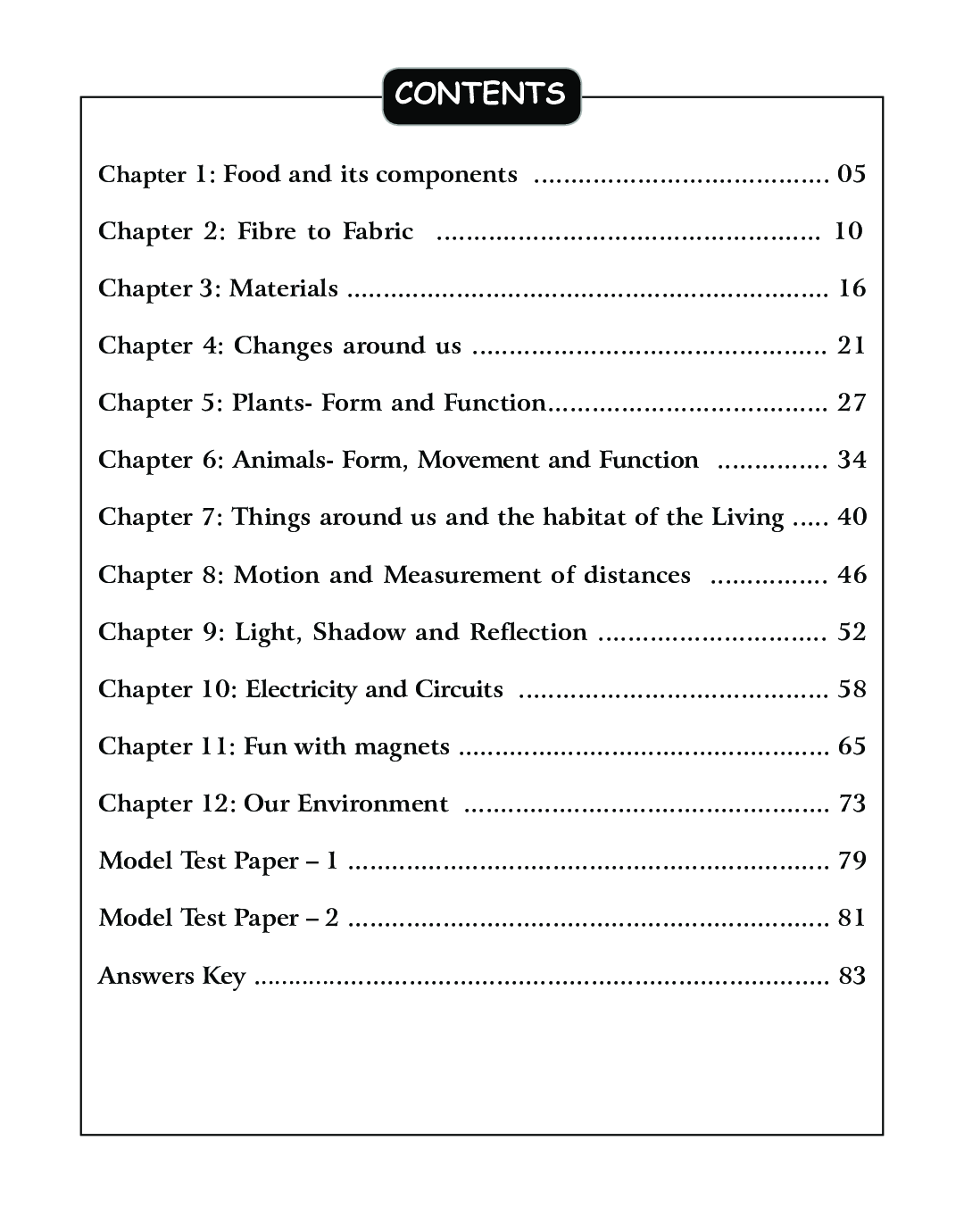 SBB Science Olympiad Workbook - Class 6 - Page 5