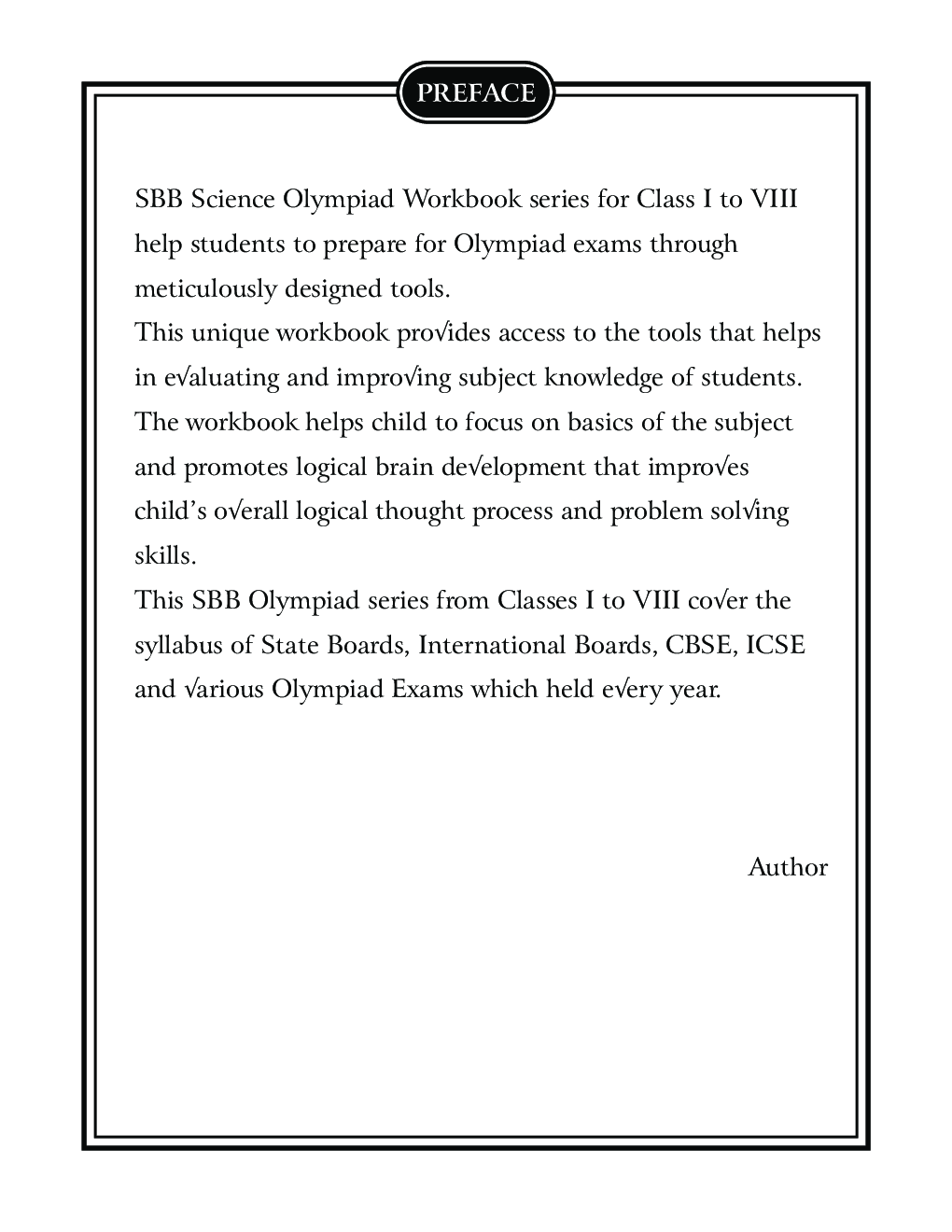 SBB Science Olympiad Workbook - Class 8 - Page 4