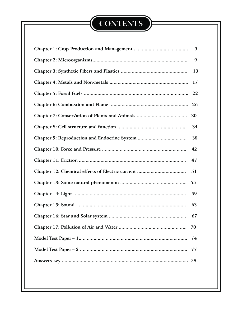 SBB Science Olympiad Workbook - Class 8 - Page 5