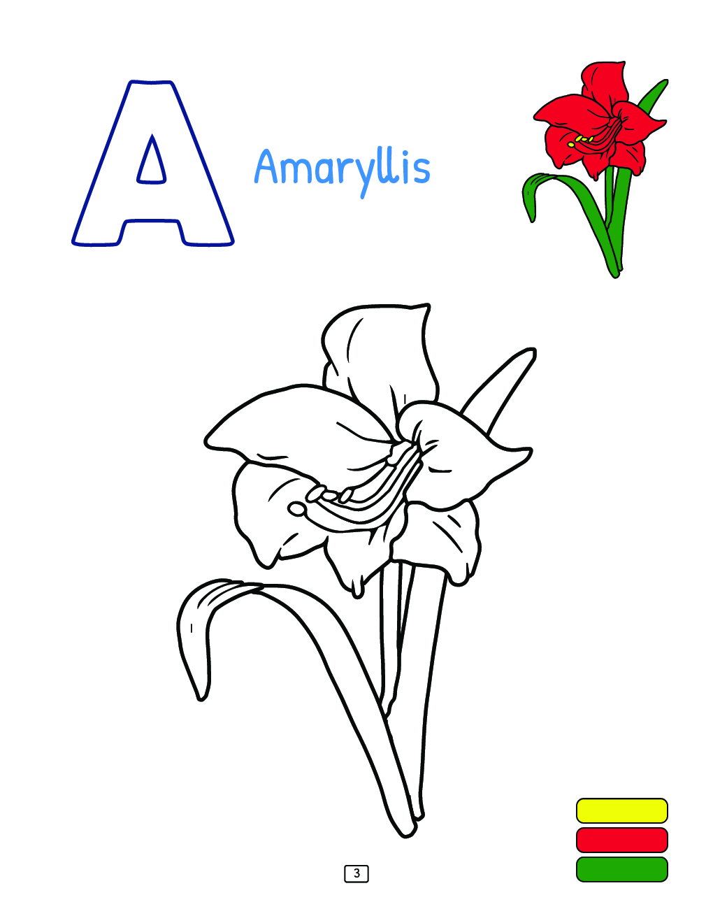 Hue Artist - Flowers Colouring Book - Page 4