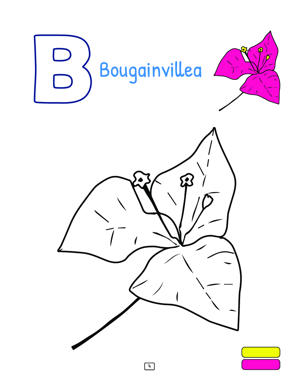 Hue Artist - Flowers Colouring Book - Page 5