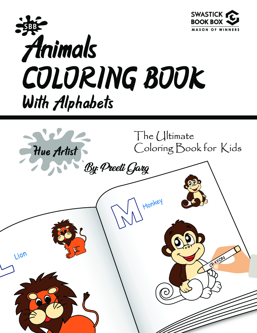 Hue Artist - Animal Colouring Book - Page 2