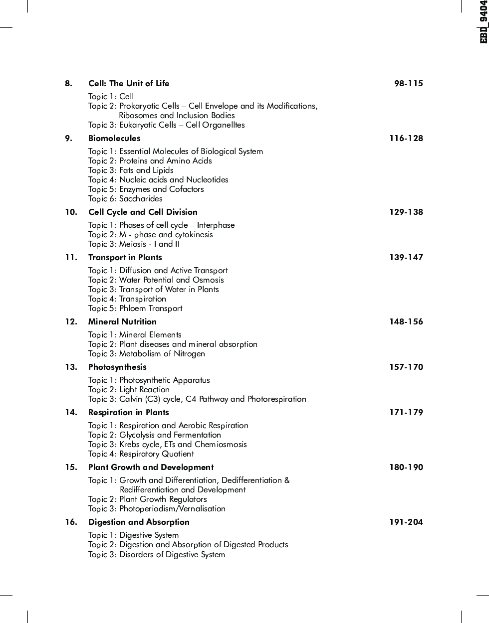 33 Years NEET Chapterwise & Topicwise Solved Papers Biology (2020 - 1988) 15th Edition - Page 5
