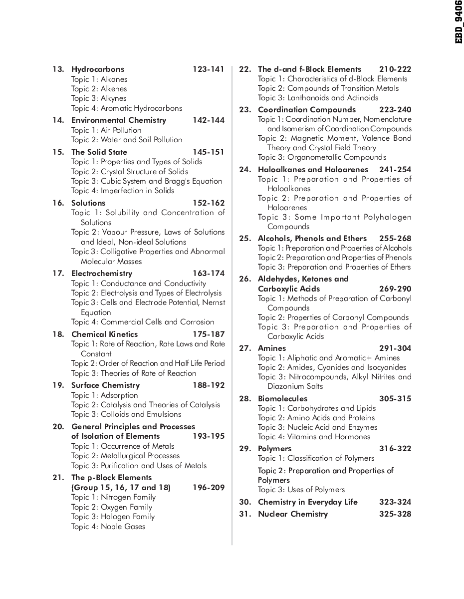 33 Years NEET Chapterwise & Topicwise Solved Papers Chemistry (2020 - 1988) 15th Edition - Page 5
