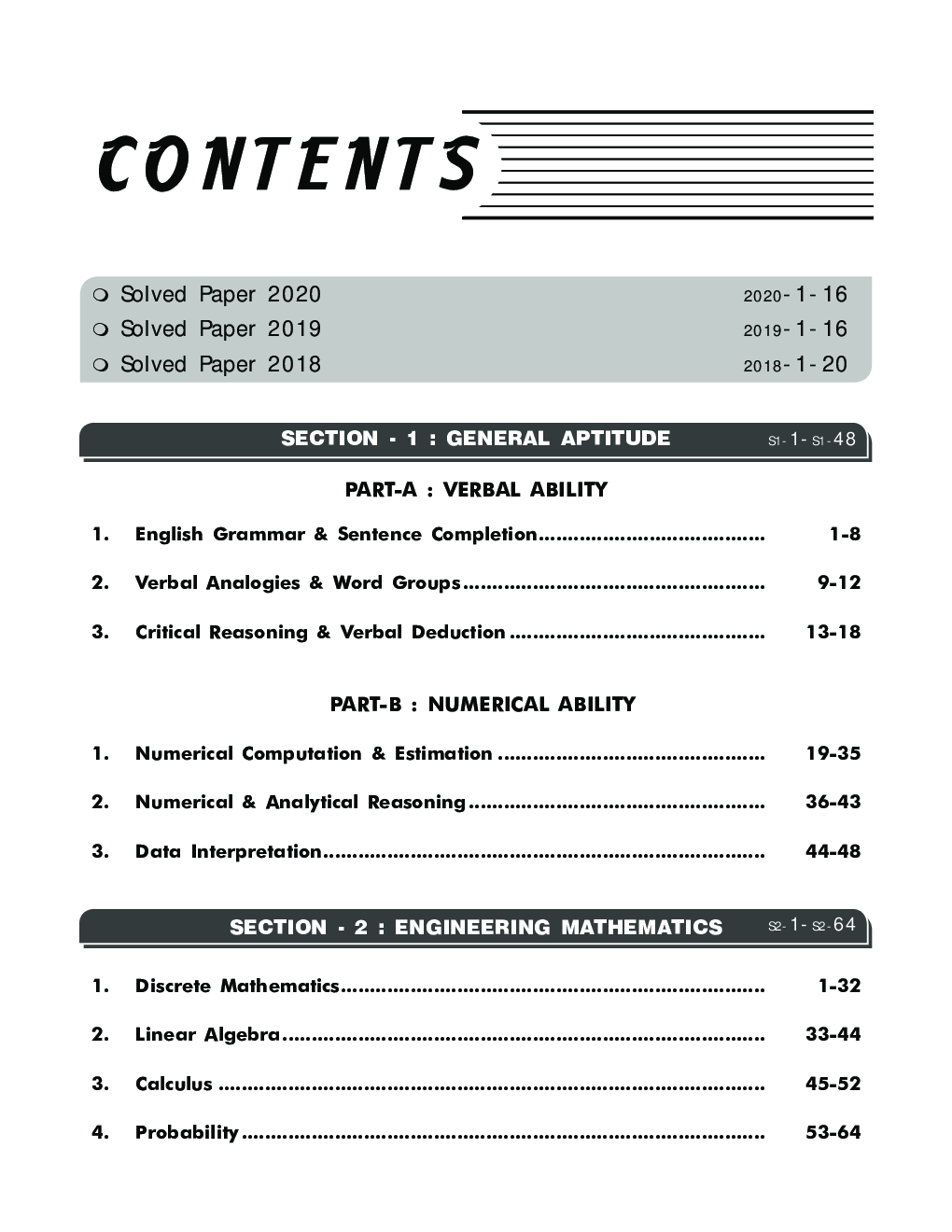 21 years Chapter-Wise & Topic-Wise GATE Computer Science & Information Technology Solved Papers (2020 - 2000) With 4 Online Practice Sets 7th Edition - Page 4