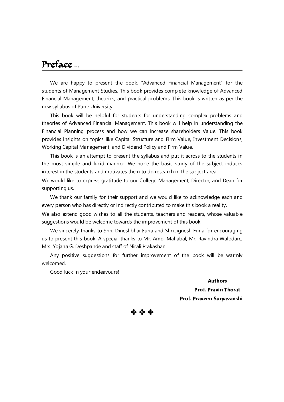 Advanced Financial Management - Page 4