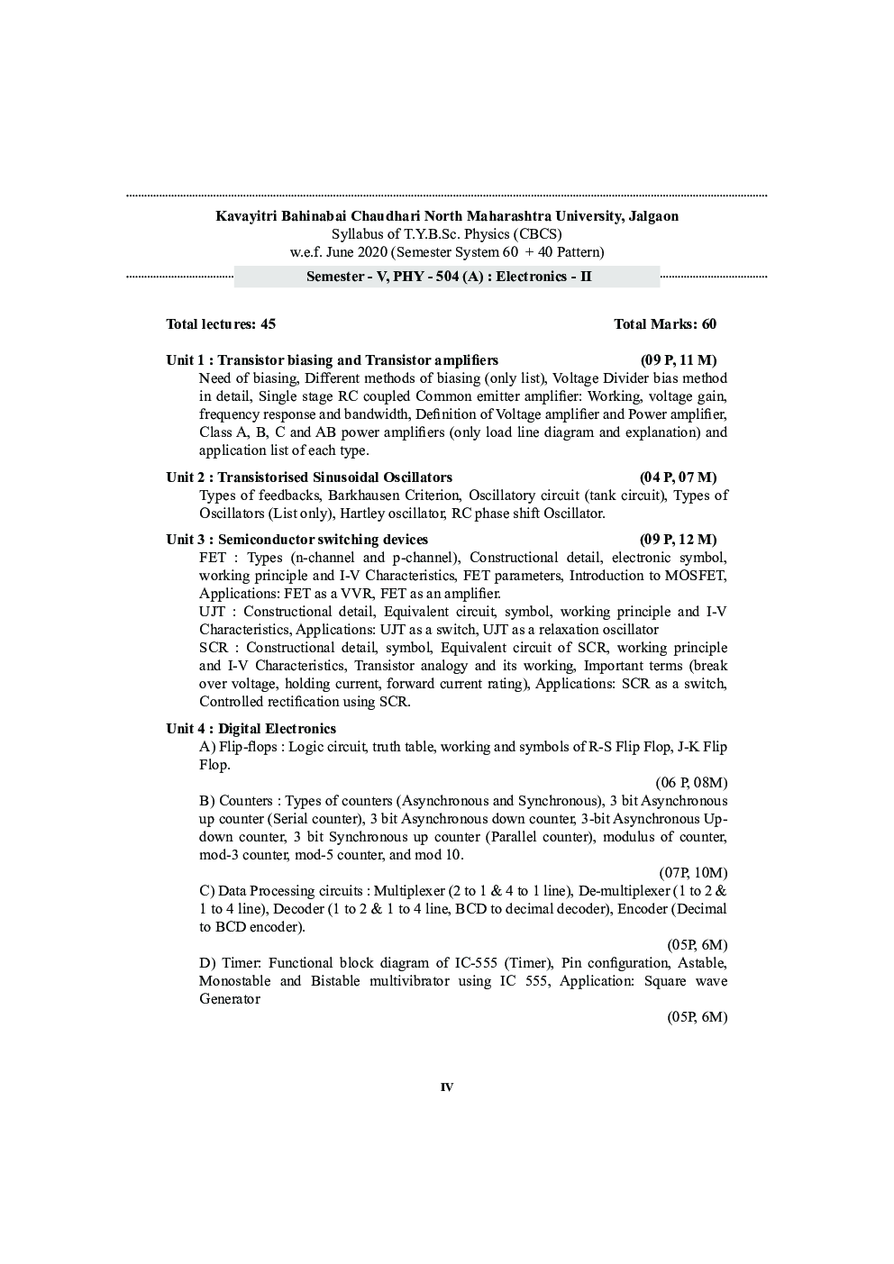 Electronics - II (KBCNMU) - Page 5
