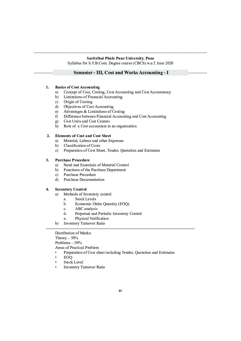 Cost Work Account I (Sem III) - SPPU - Page 5