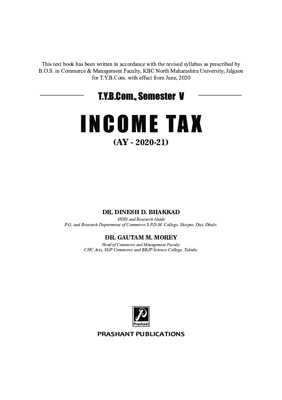 Income Tax - TYB.Com (Sem V)  - Page 2