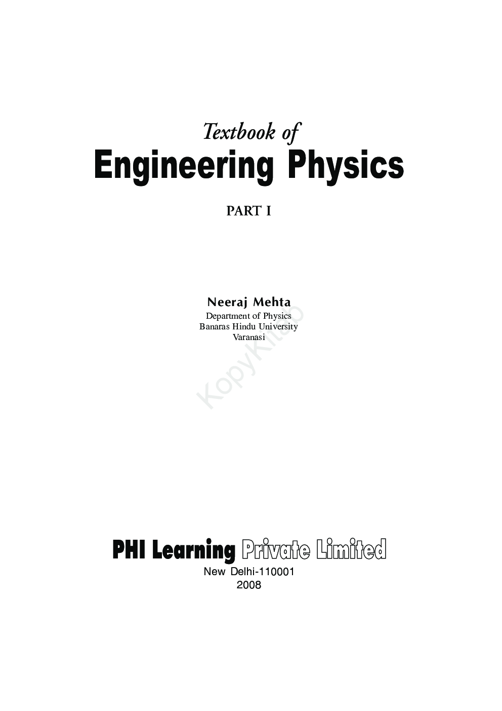 Textbook Of Engineering Physics Part I - Page 2
