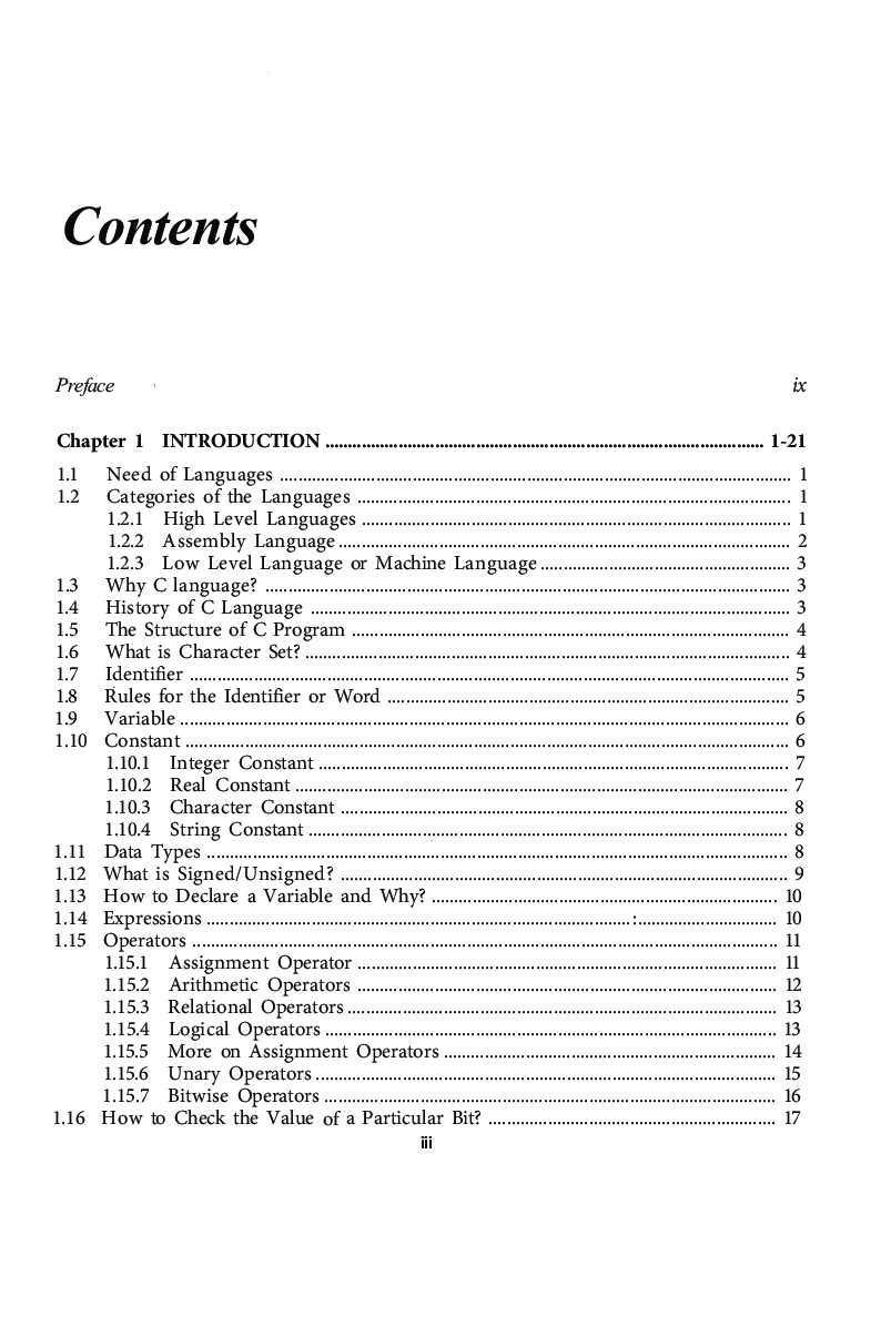 A Textbook On C Fundalmentals, Data Structures And Problem Solving - Page 4