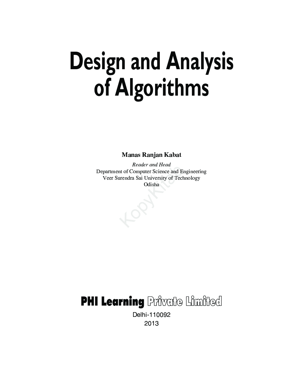 Design And Analysis Of Algorithms - Page 2