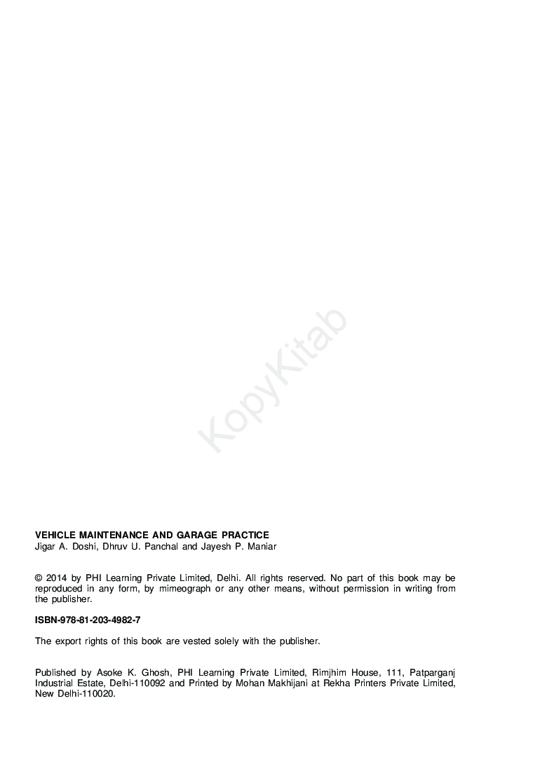 Vehicle Maintenance And Garage Practice - Page 3