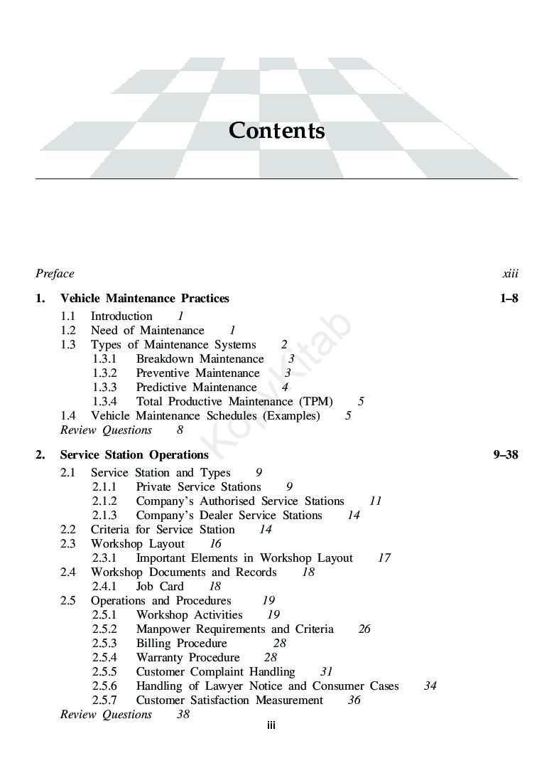 Vehicle Maintenance And Garage Practice - Page 4