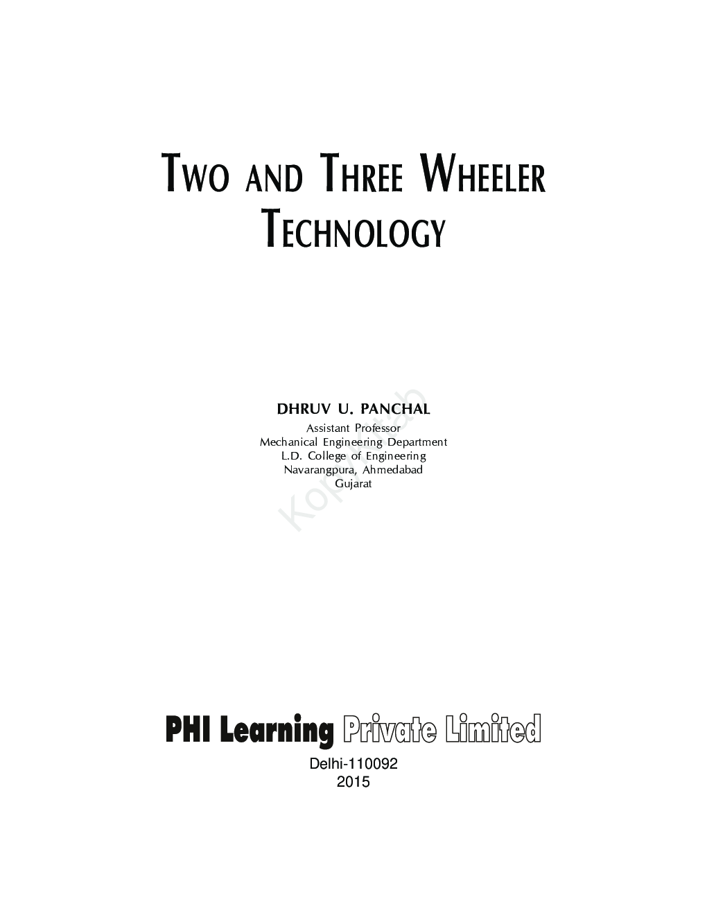 Two And Three Wheeler Technology - Page 2
