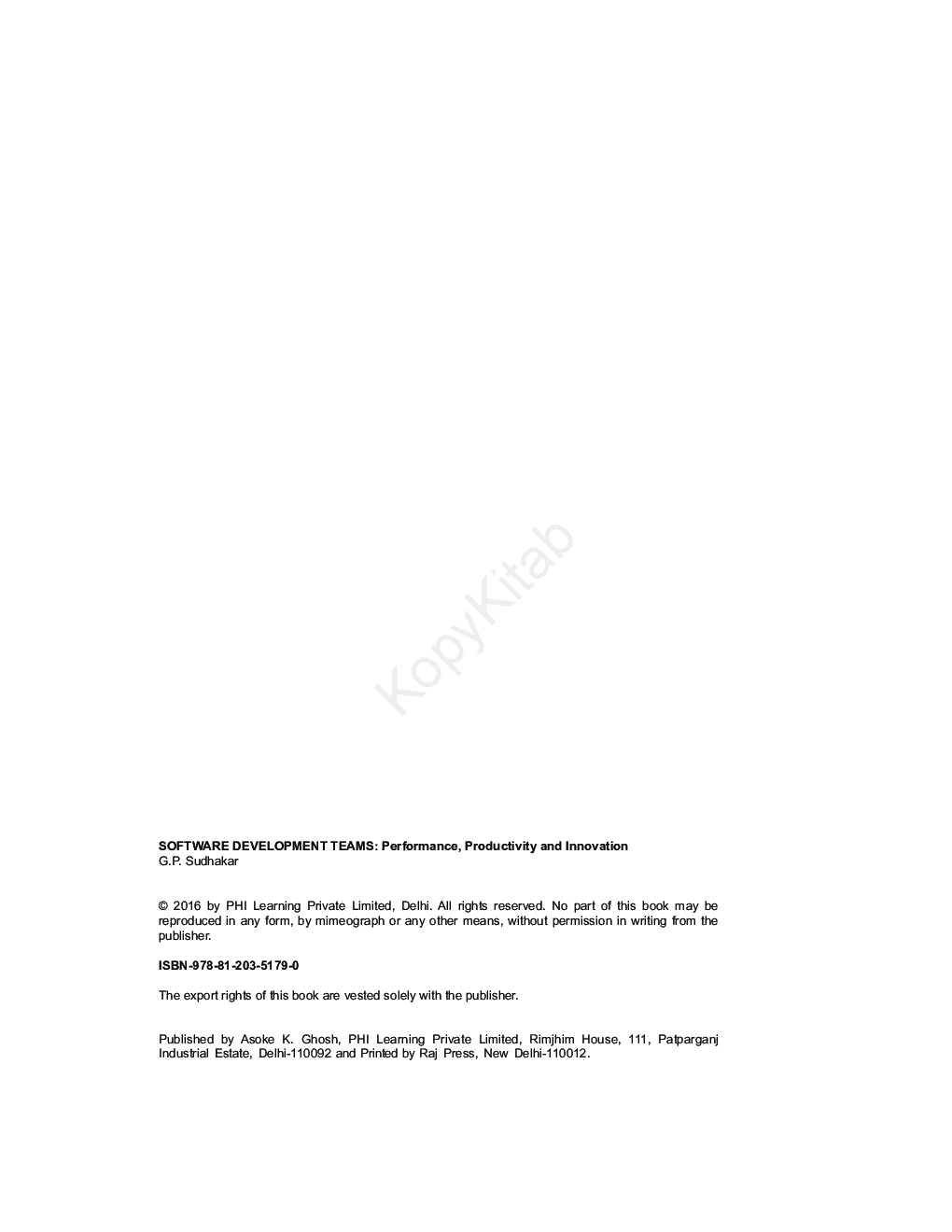 Software Development Teams: Performance, Productivity And Innovation - Page 3