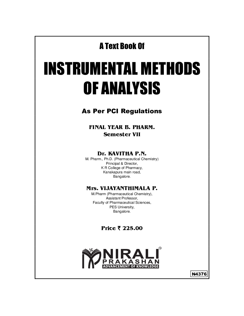 Instrumental Methods Of Analysis - Page 2