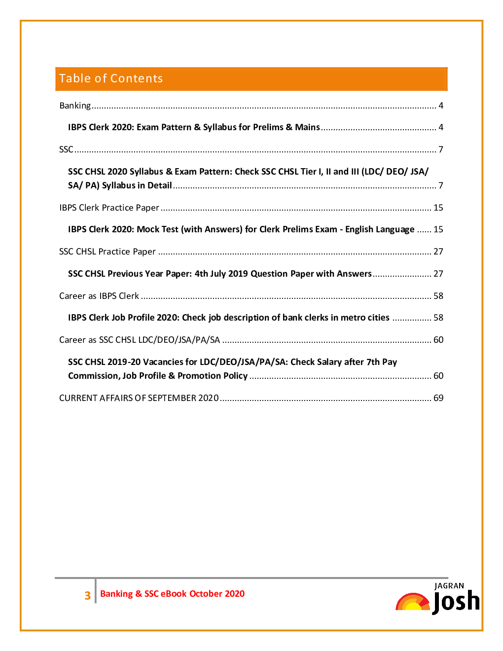 Banking And SSC October 2020 - Page 3