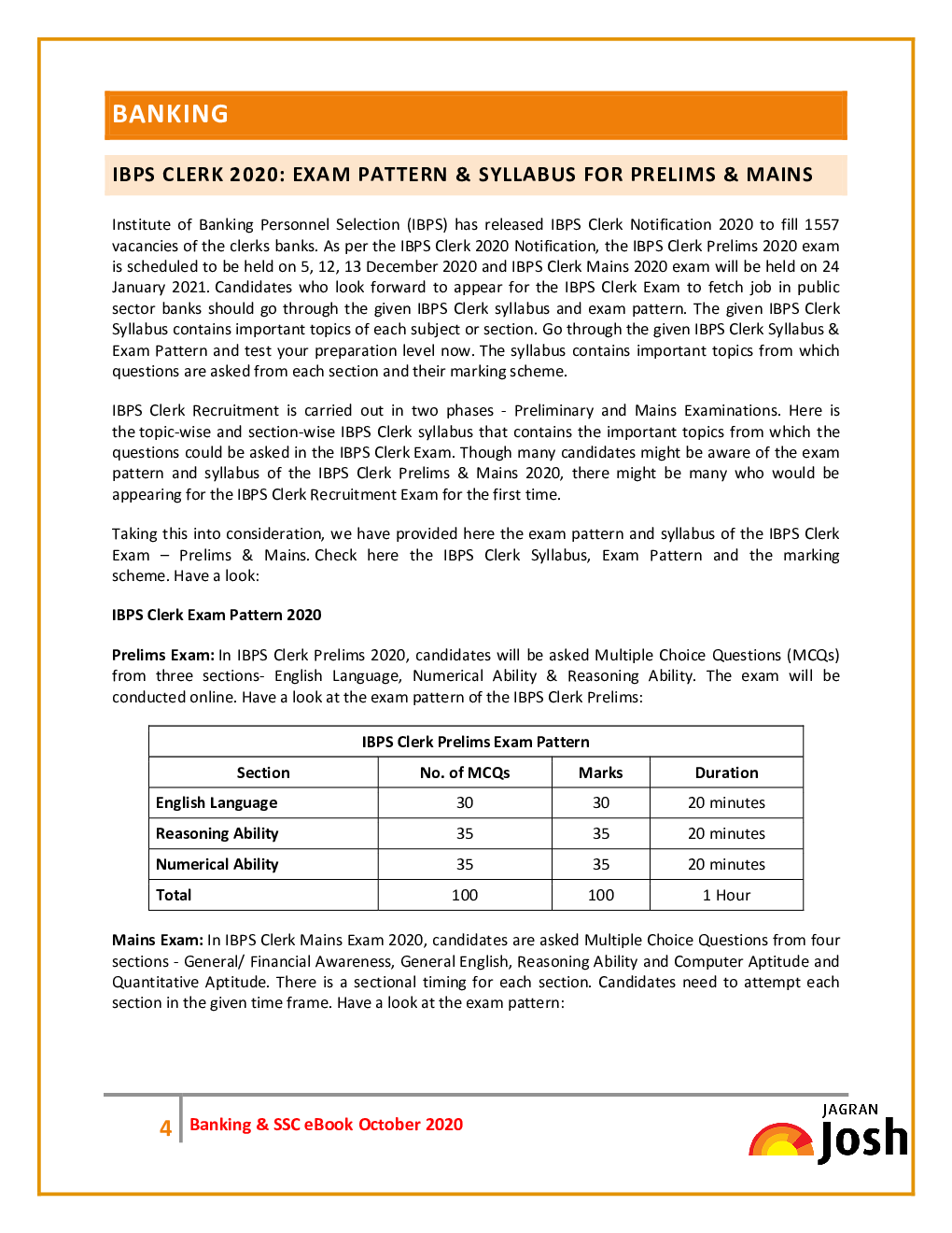 Banking And SSC October 2020 - Page 4