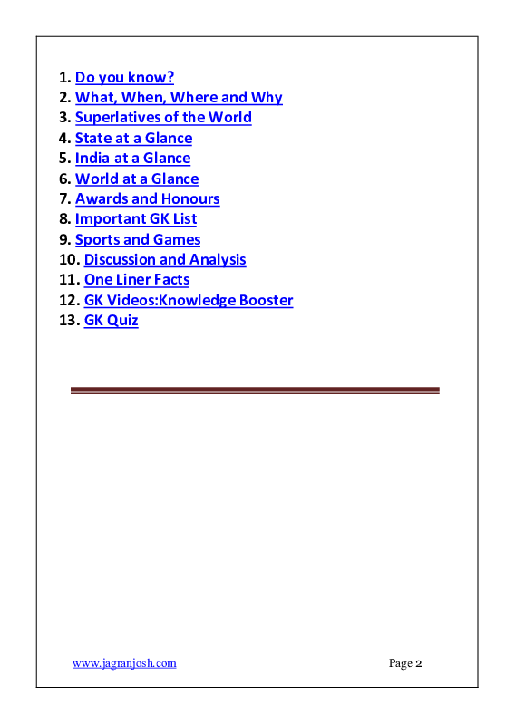 General Knowledge October 2020 - Page 2