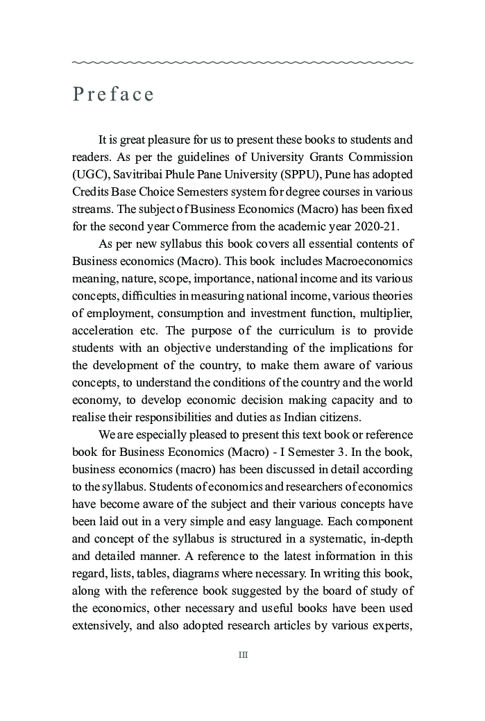 Business Economics (Macro) - I (SPPU) - Page 4