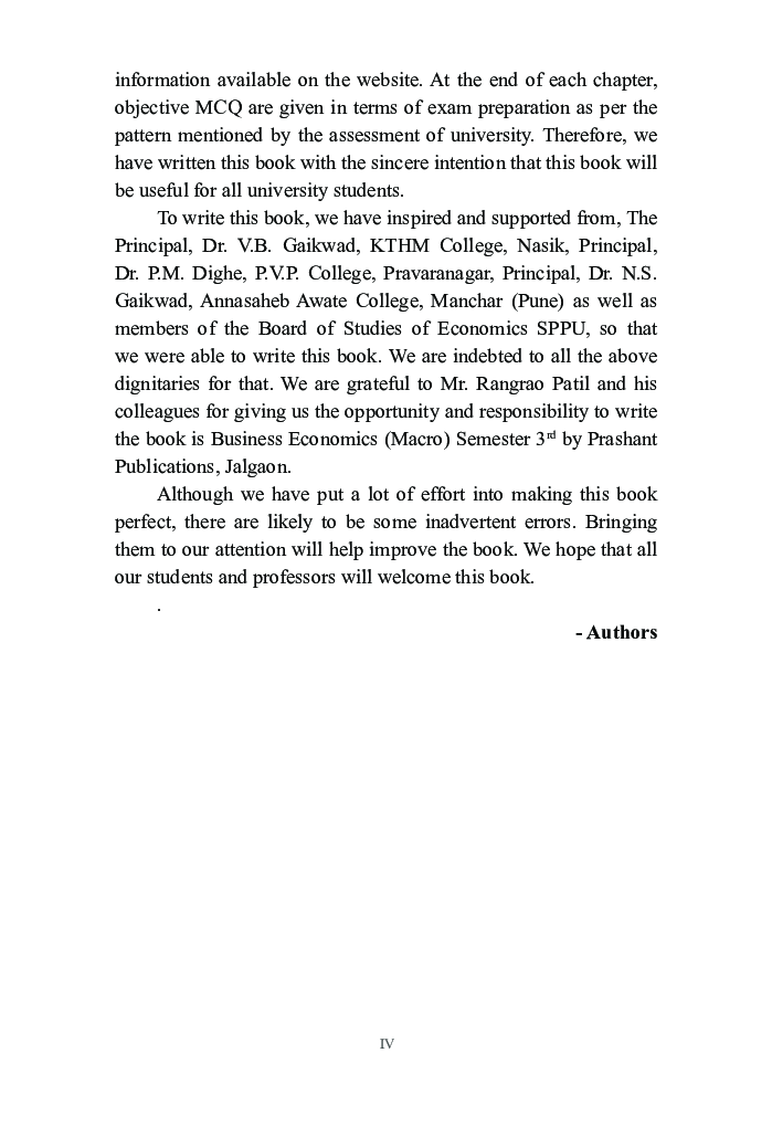 Business Economics (Macro) - I (SPPU) - Page 5