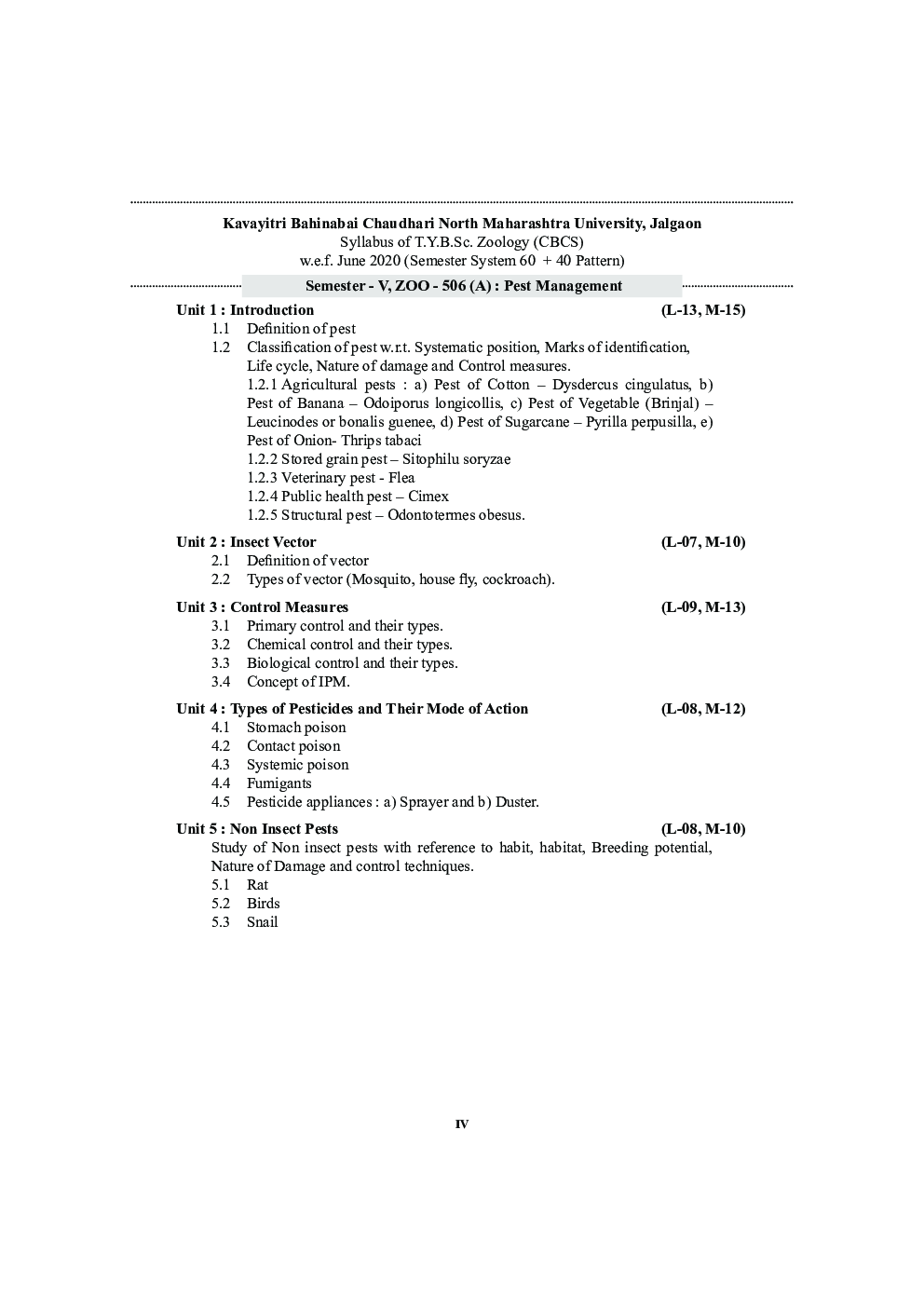 ZOO 506 (A) : Pest Management (KBCNMU) - Page 5